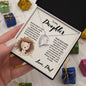 To My Daughter - Promise To Love You - Forever Love Necklace