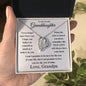 (Almost Sold Out) To My Lovely Granddaughter - Love Grandpa - Forever Love Heart Necklace