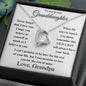 (Almost Sold Out) To My Lovely Granddaughter - Love Grandpa - Forever Love Heart Necklace