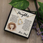 To My Daughter - Promise To Love You - Forever Love Necklace