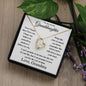 (Almost Sold Out) To My Lovely Granddaughter - Love Grandma - Forever Love Heart Necklace