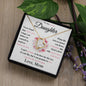 (Almost Sold Out) Gift For Lovely Daughter - Love Mom - Forever Love Heart Necklace