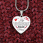 Para Mi Hermosa Hija - Prometer Amarte - Valentine's Luxury Heart Necklace