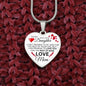 To My Daughter From Mom - Promise To Love You - Valentine's Luxury Heart Necklace