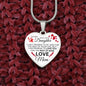 To My Daughter From Mom - Promise To Love You - Valentine's Luxury Heart Necklace