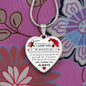 To My Daughter - Rose Heart Valentine's Necklace