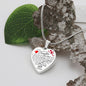 To My Daughter From Mom - See All You Are Yet To Be In My Eyes - Valentine's Luxury Heart Necklace