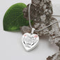 To My Daughter From Mom - See Through My Eyes - Valentine's Luxury Heart Necklace