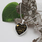To My Daughter From Mom - I Promise To Love You - Valentine's Luxury Heart Necklace