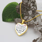 To My Daughter From Mom - See Through My Eyes - Valentine's Luxury Heart Necklace