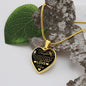 To My Daughter From Mom - I Promise To Love You - Valentine's Luxury Heart Necklace
