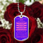 Gift For Wife From Loved One (Dog Tag) Never Forget