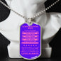 Gift For Wife From Loved One (Dog Tag) Never Forget