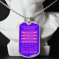 Gift For Daughter From Mom (Dog Tag) Never Forget