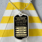 Gift For Soulmate From Loved One (Dog Tag) Blk Never Forget