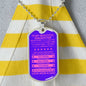 Gift For Daughter From Mom & Dad (Dog Tag) Pink Never Forget