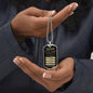 Gift For Daughter From Mom (Dog Tag) Blk Never Forget
