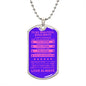 Gift For Soulmate From Loved One (Dog Tag) Pink Always Remember