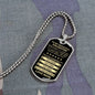 Gift For Daughter From Mom (Dog Tag) Blk Never Forget