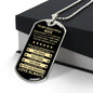 Gift For Wife From Loved One (Dog Tag) Blk Never Forget