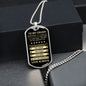 Gift For Crush From Loved One (Dog Tag) Blk Never Forget