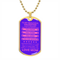 Gift For Daughter From Mom (Dog Tag) Never Forget