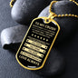Gift For Crush From Loved One (Dog Tag) Blk Never Forget
