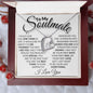 To My Soulmate - My Queen - Valentine's Love Heart Necklace