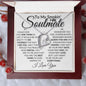 To My Smokin' Hot Soulmate - Your Last Everything - Valentine's Love Heart Necklace