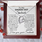 To My Soulmate - I See You - Valentine's Love Heart Necklace