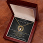 To My Soulmate - You Complete Me - Valentine's Love Heart Necklace