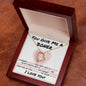 You Give Me A Boner - Valentine's Love Heart Necklace