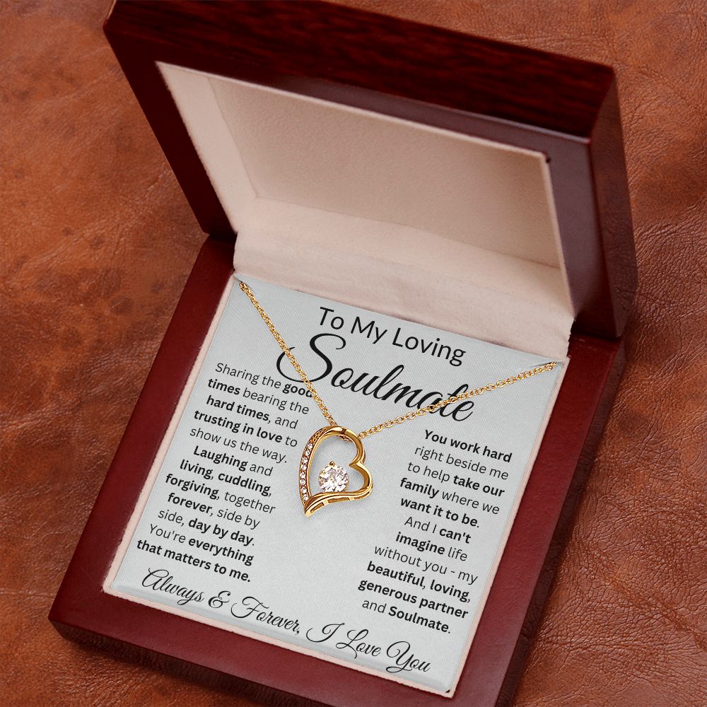 Trust In Love To Show Us The Way - Forever Love Necklace For Soulmate