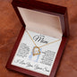 To My Mom - Piece Of You - Valentine's Love Heart Necklace
