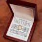 To My Lovely Mother - Stronger Than You Seem - Mother's Day Forever Love Necklace