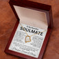 To My Soulmate - First Kiss - Valentine's Love Heart Necklace