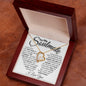 To My Soulmate - My Queen - Valentine's Love Heart Necklace