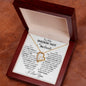 To My Soulmate - Heart And Soul - Valentine's Love Heart Necklace