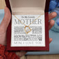 To My Lovely Mother - Stronger Than You Seem - Mother's Day Forever Love Necklace