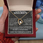 To My Beautiful Soulmate - One Wish - Valentine's Love Heart Necklace