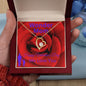 To My Mom - Wonder Mom - Valentine's Love Heart Necklace