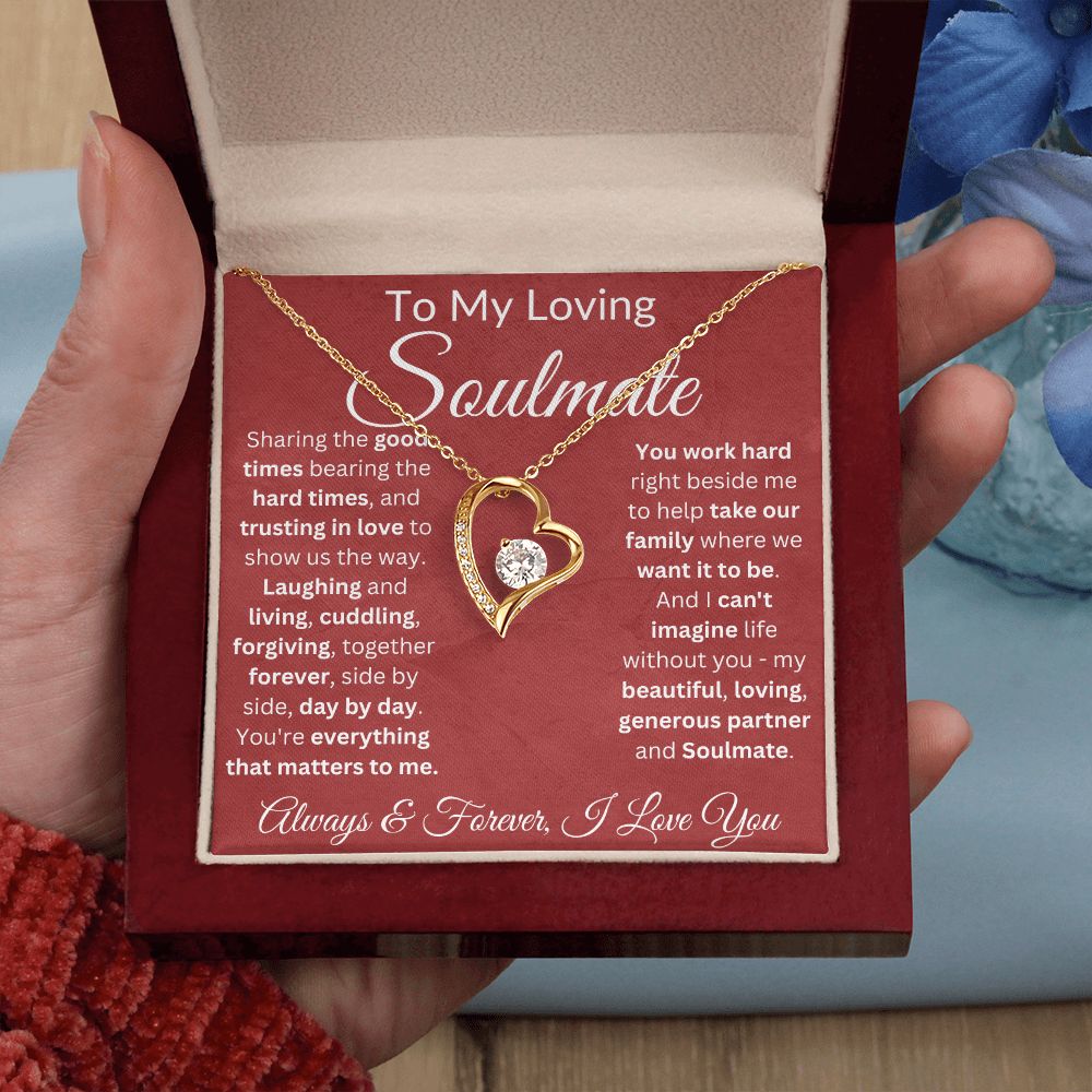 Trust In Love To Show Us The Way - Forever Love Necklace For Soulmate