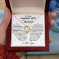 To My Soulmate - Heart And Soul - Valentine's Love Heart Necklace