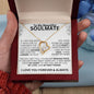 To My Beautiful Soulmate - One Wish - Valentine's Love Heart Necklace