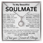 To My Soulmate - Last Kiss - Valentine's Eternal Hope Necklace