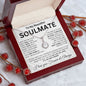To My Soulmate - Last Kiss - Valentine's Eternal Hope Necklace