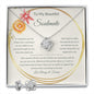 Gift For Soulmate From Loved One - I Love You For All That You Are (Love Knot Necklace w/Earrings)