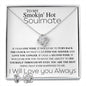 To My Soulmate - One Wish - Valentine's Love Knot Necklace