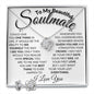 To My Beautiful Soulmate - One Wish - Valentine's Love Knot Necklace