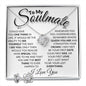To My Soulmate - My Queen - Valentine's Love Knot Necklace